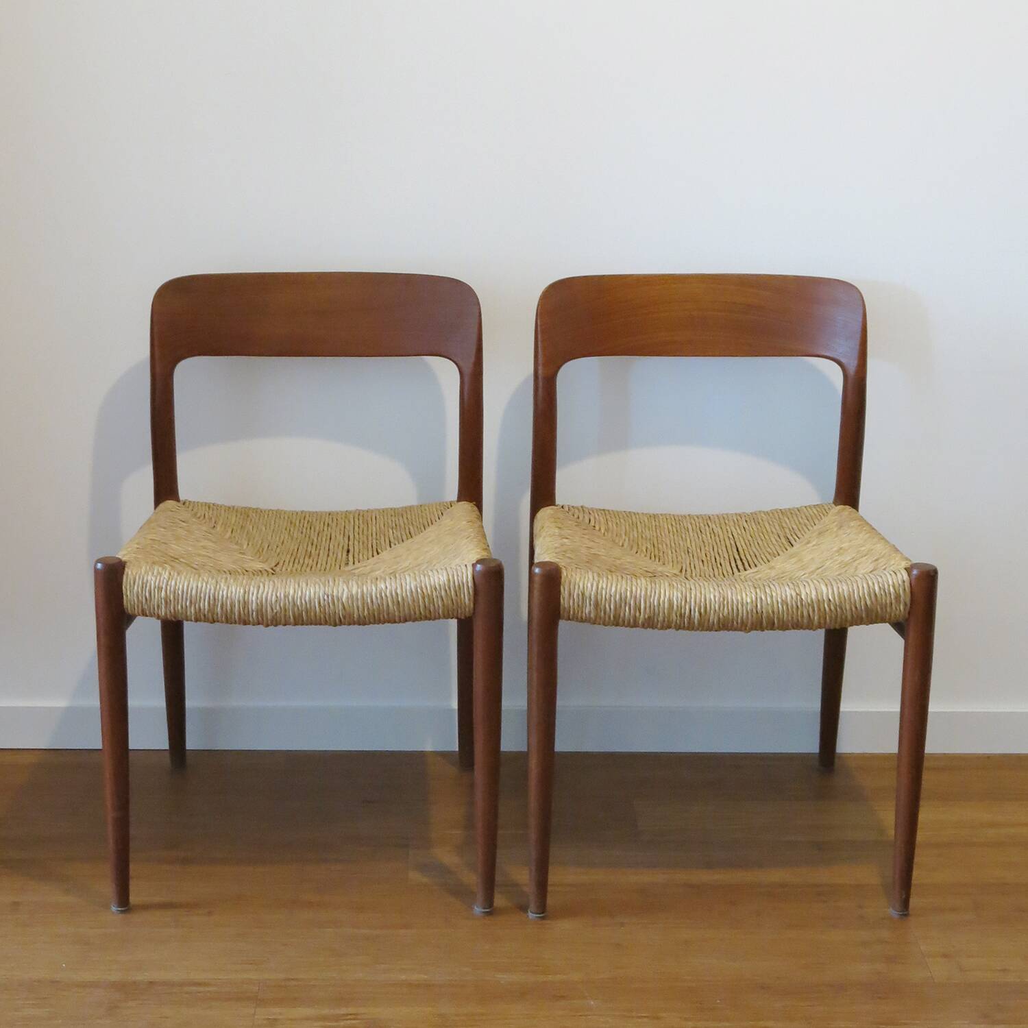 Pair of Niels Otto Møller chairs