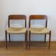 Pair of Niels Otto Møller chairs