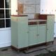 Renovated antique Art Deco sideboard – Lizard Green (Pure & Paint)