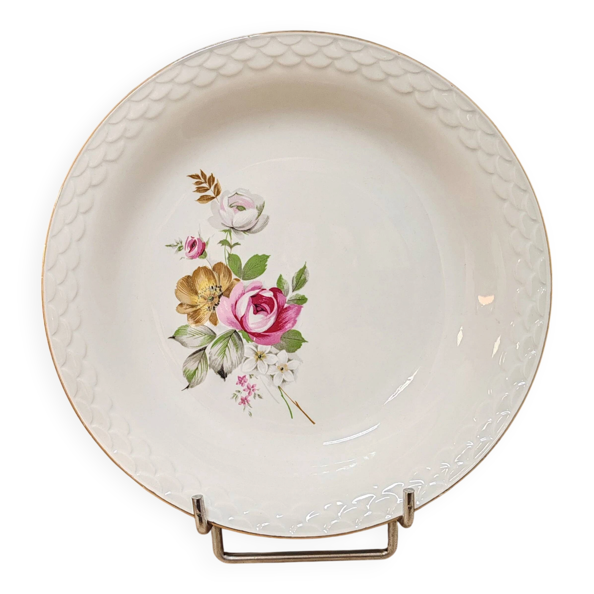 Flat plates "Digoin and Sarreguemines"