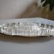 Silver-plated metal aperitif serving tray with HKE hallmark and glass.