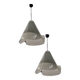 Murano Glass Lighr Pendants Set of 2
