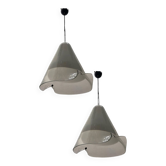 Murano Glass Lighr Pendants Set of 2