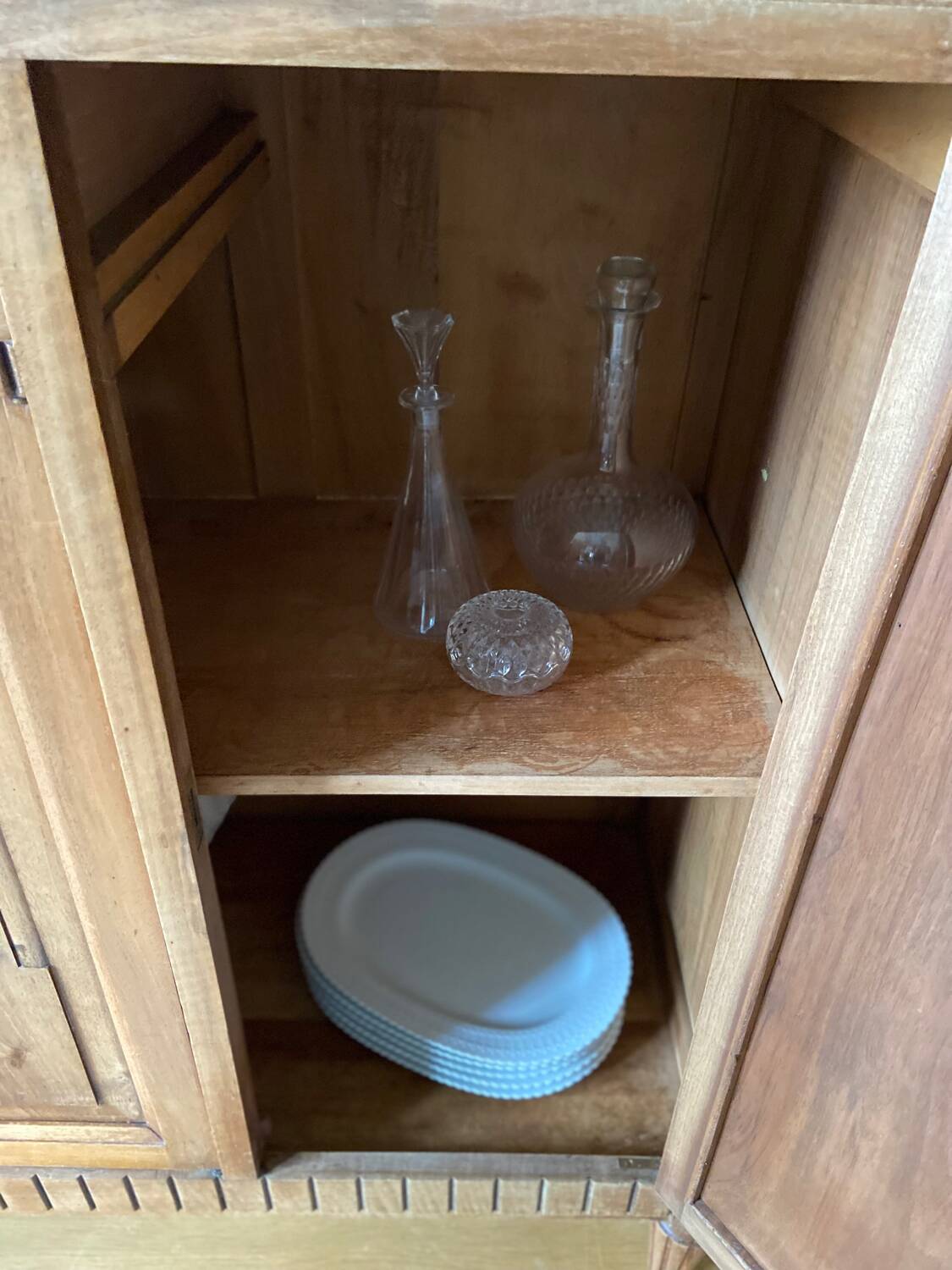 Art Deco sideboard in solid walnut