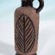 Vase en céramique au design vintage Laholm Suède, vase années soixante