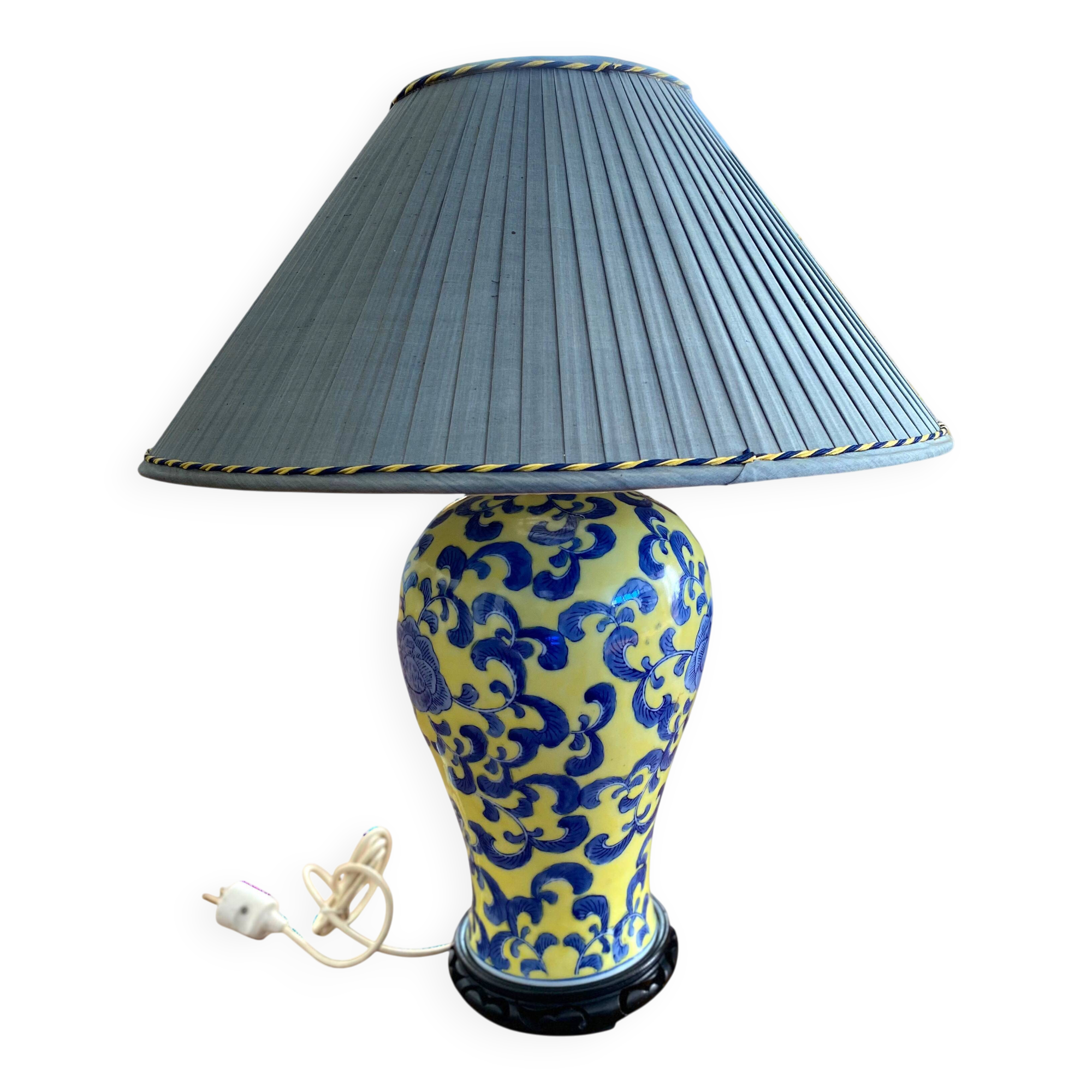 Vintage: large ceramic lamp signed Carlos Remes (1992)