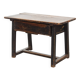 Antique Spanish side table from the late 18th century with a drawer