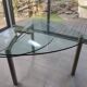 Extendable glass table for 6/8 people Policheto Hoccia