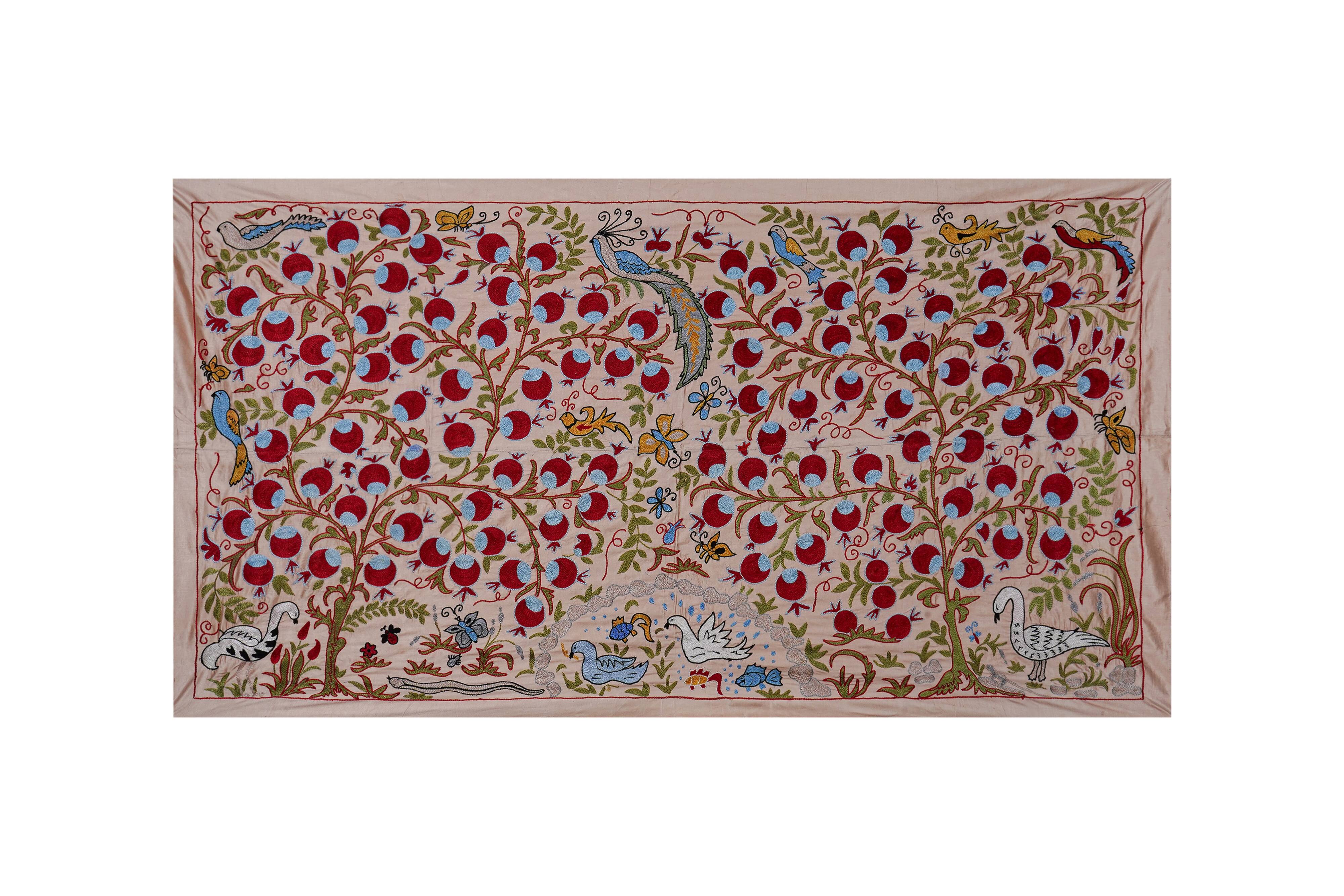 Hand-knotted rug, vintage Turkish rug 103x186 cm