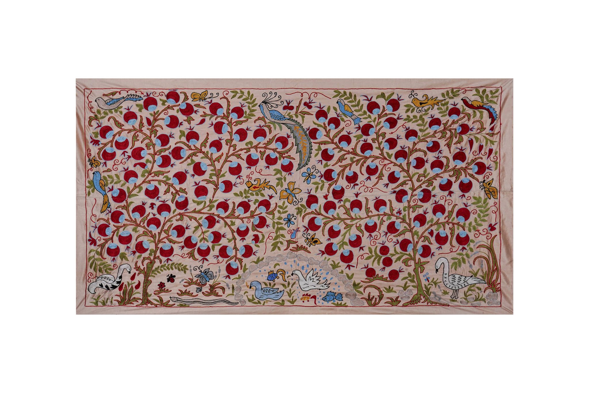 Tapis turc vintage noué à la main