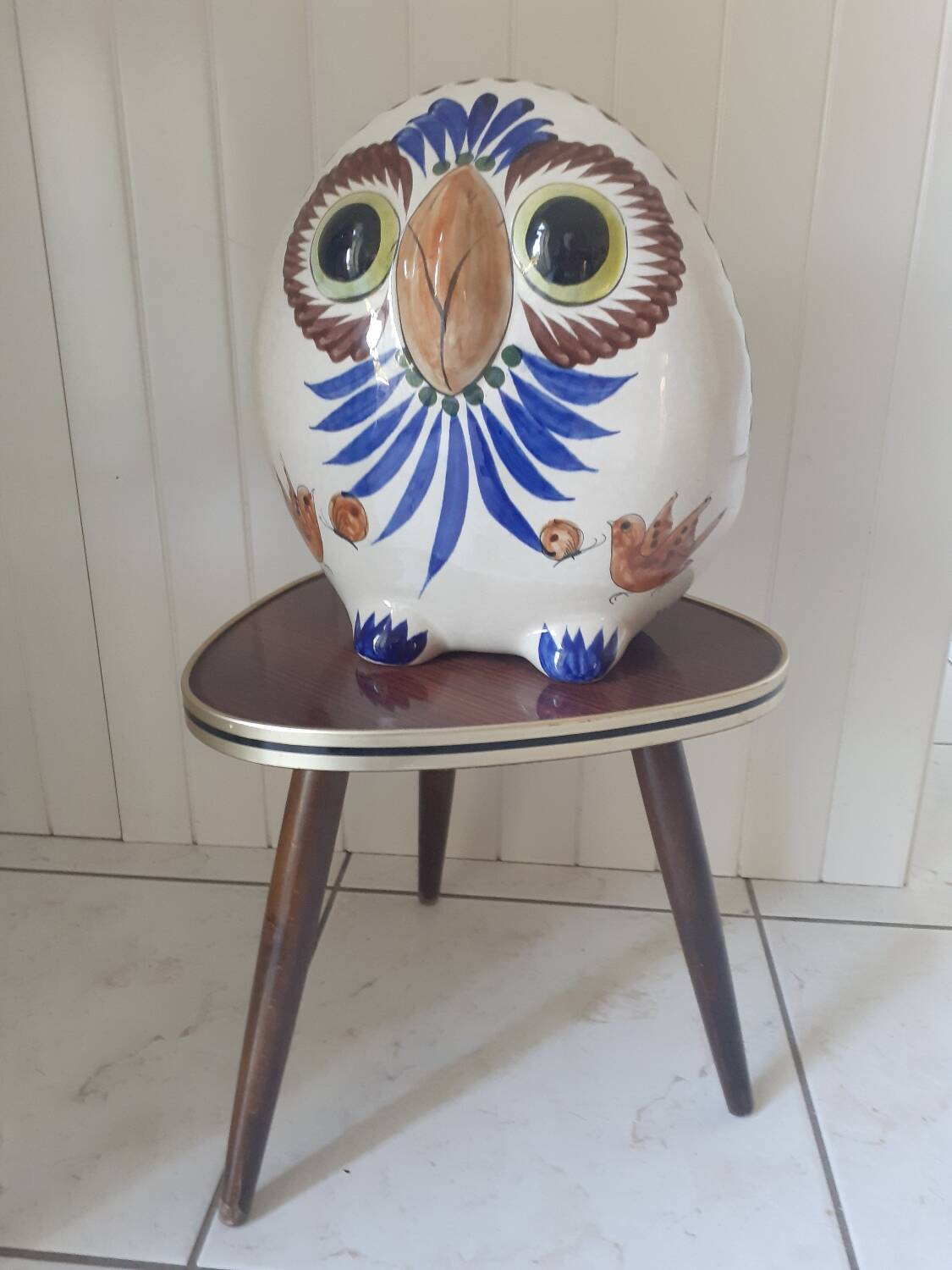 Formica tripod side table