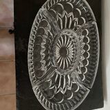 Crystal serving dish