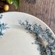 Antique round ironstone dish - Pompadour de Choisy le roi