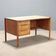 Vintage writing desk in laminated wood, 2 drawers, 1960s design