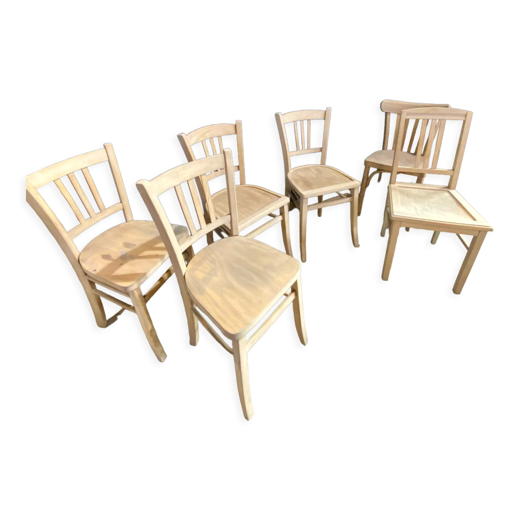 Aerogummed bistro chairs