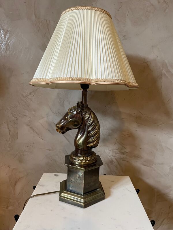 Lampe tête de cheval