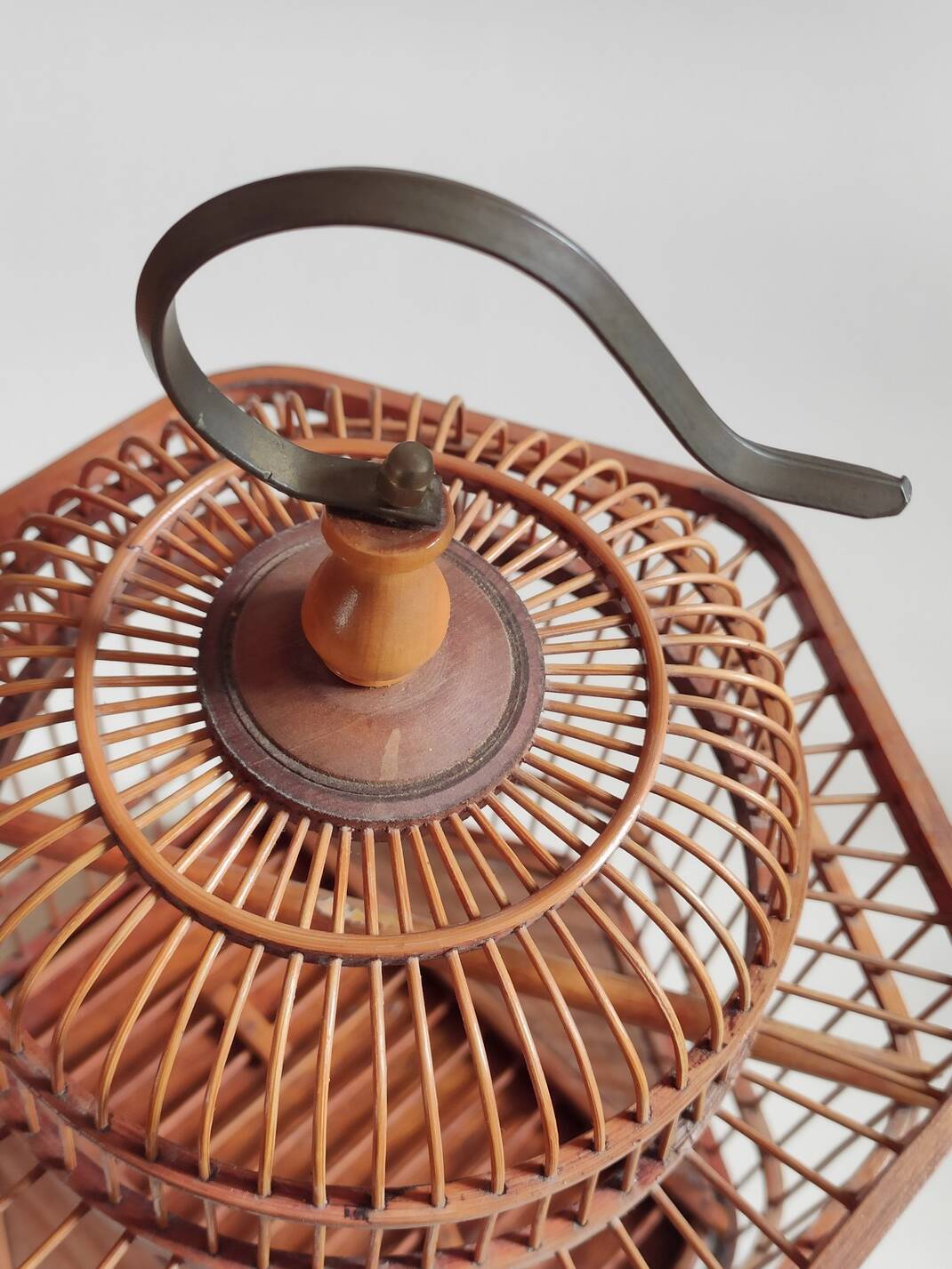 Decorative bamboo bird cage