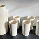 Orangeade service to vintage ceramic soldiers