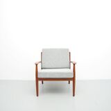 Teak lounge chair by Grete Jalk for France & Son, 1950s