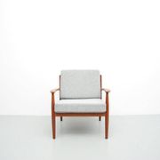Teak lounge chair by Grete Jalk for France & Son, 1950s
