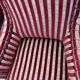 Salon Napoléon III in Jacquard-patterned velvet and trimnests