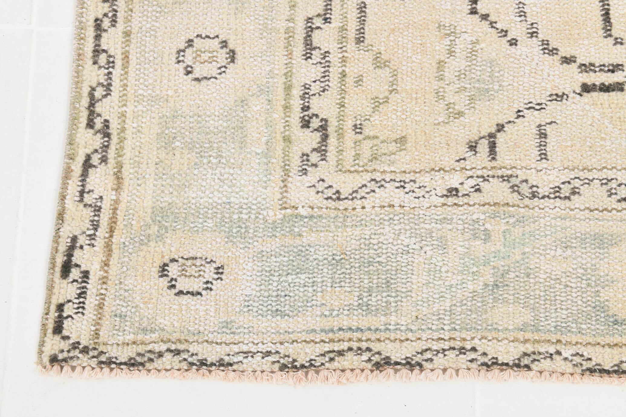 Tapis turc orange pêche 7x10, 195x298 cm