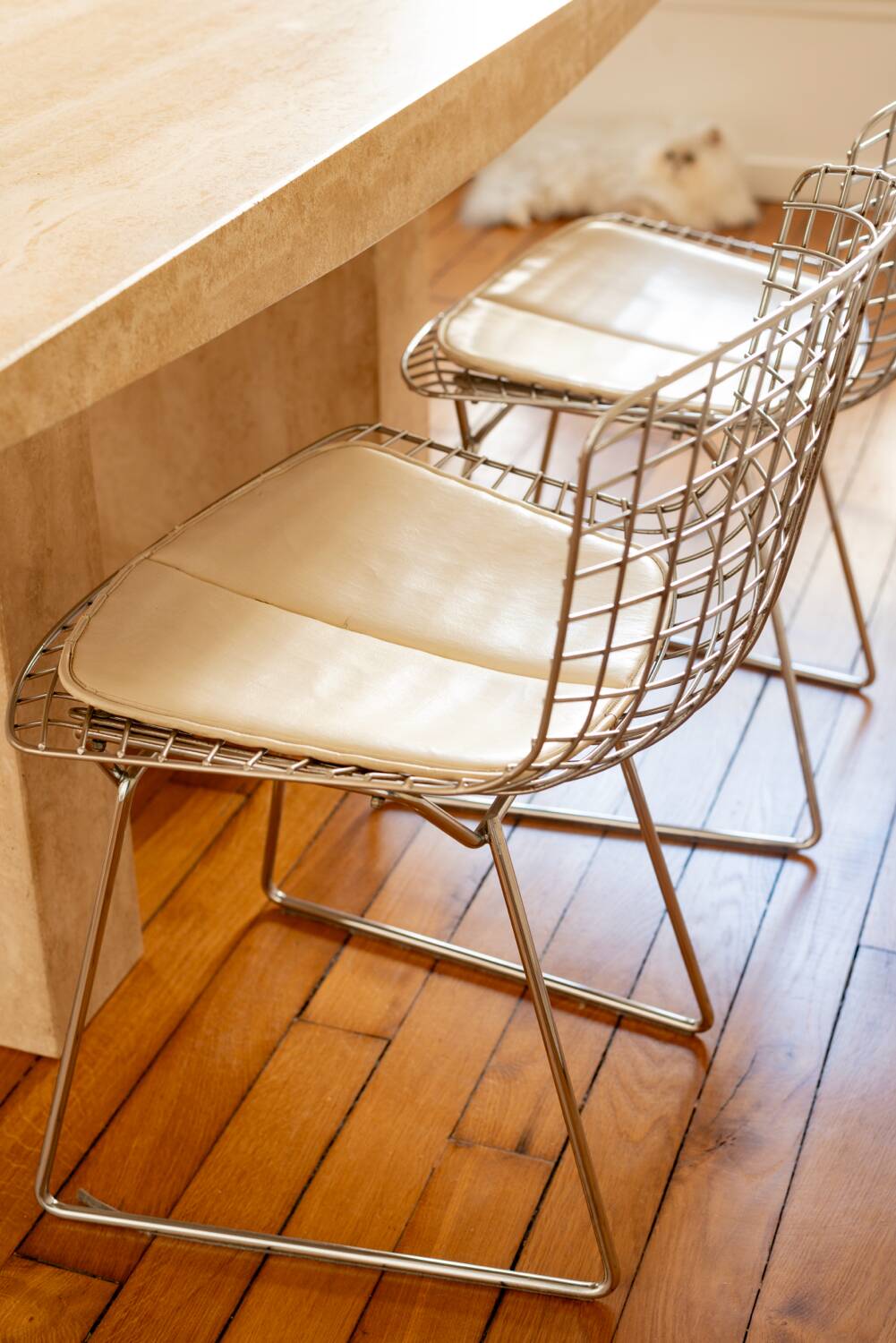 Chaise Bertoia knoll