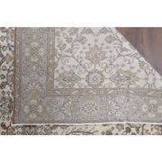 Vintage Turkish Hand-Knotted Wool Cotton Beige Area Rug 158x284