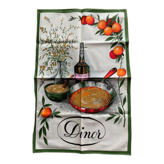 Dinor liqueur advertising cloth