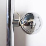 Lamp post triple globe chrome Stilux 1950 s