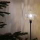 Vintage table lamp with bubbled glass globe
