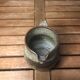 Old vintage brown stoneware pitcher le cep #a429