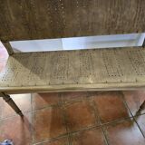 Banquette bistrot en bois , 120cms de long