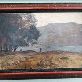 Paire de peintures - paysages