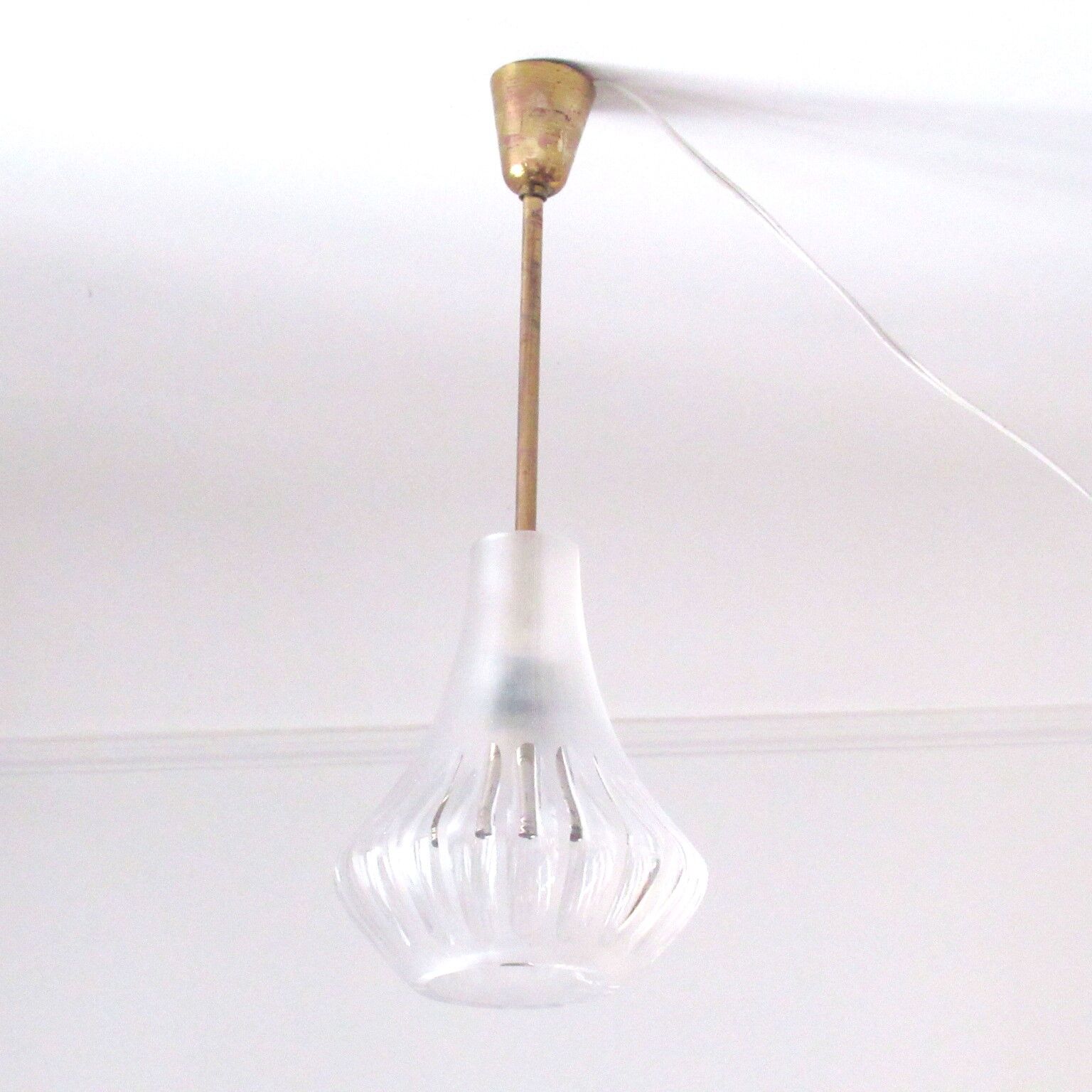 Venetian glass pendant lamp 50s