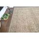 1970s Vintage Persian Handmade Wool Cotton Pink Area Rug 294x388