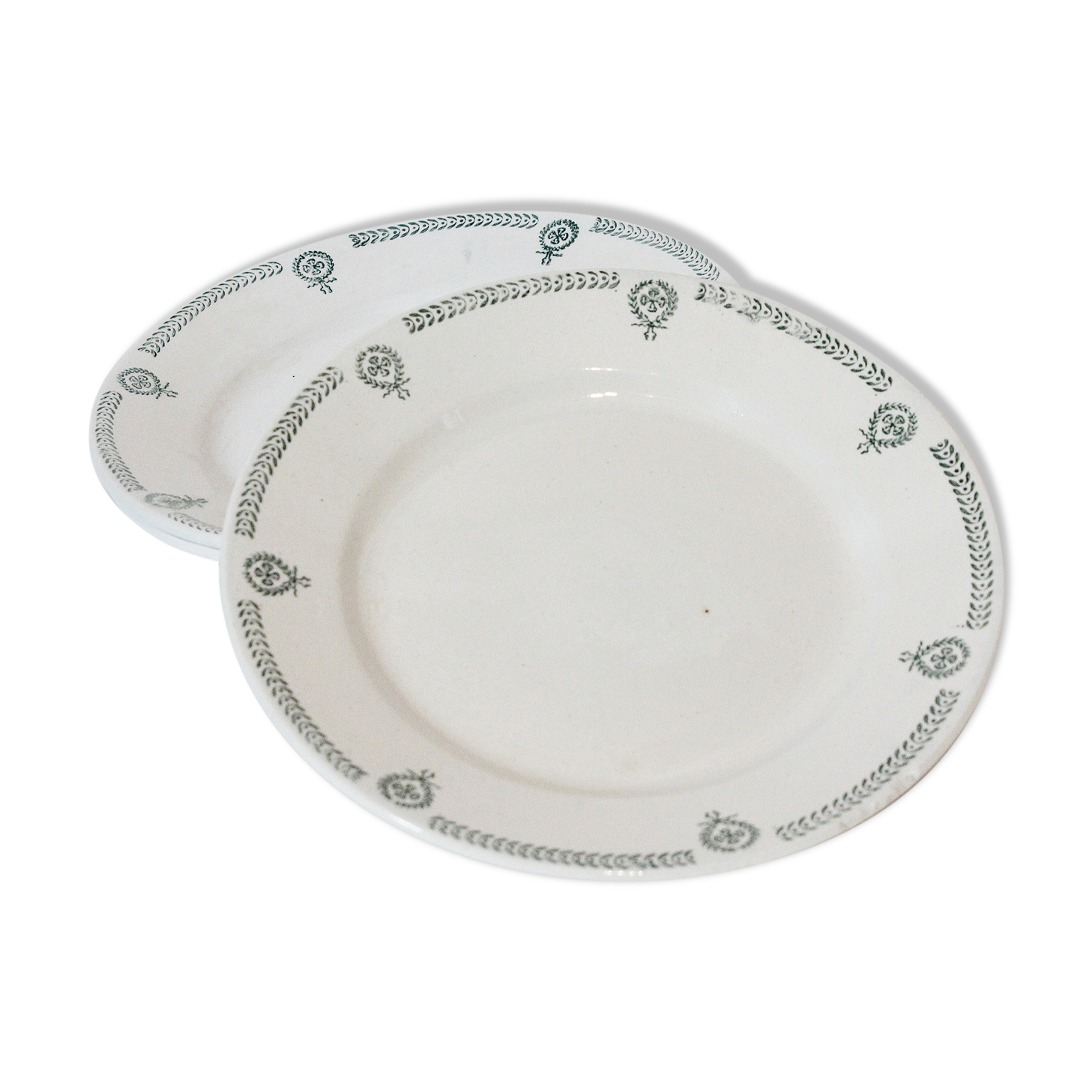 Lot de 4 assiettes faïencerie de Castres