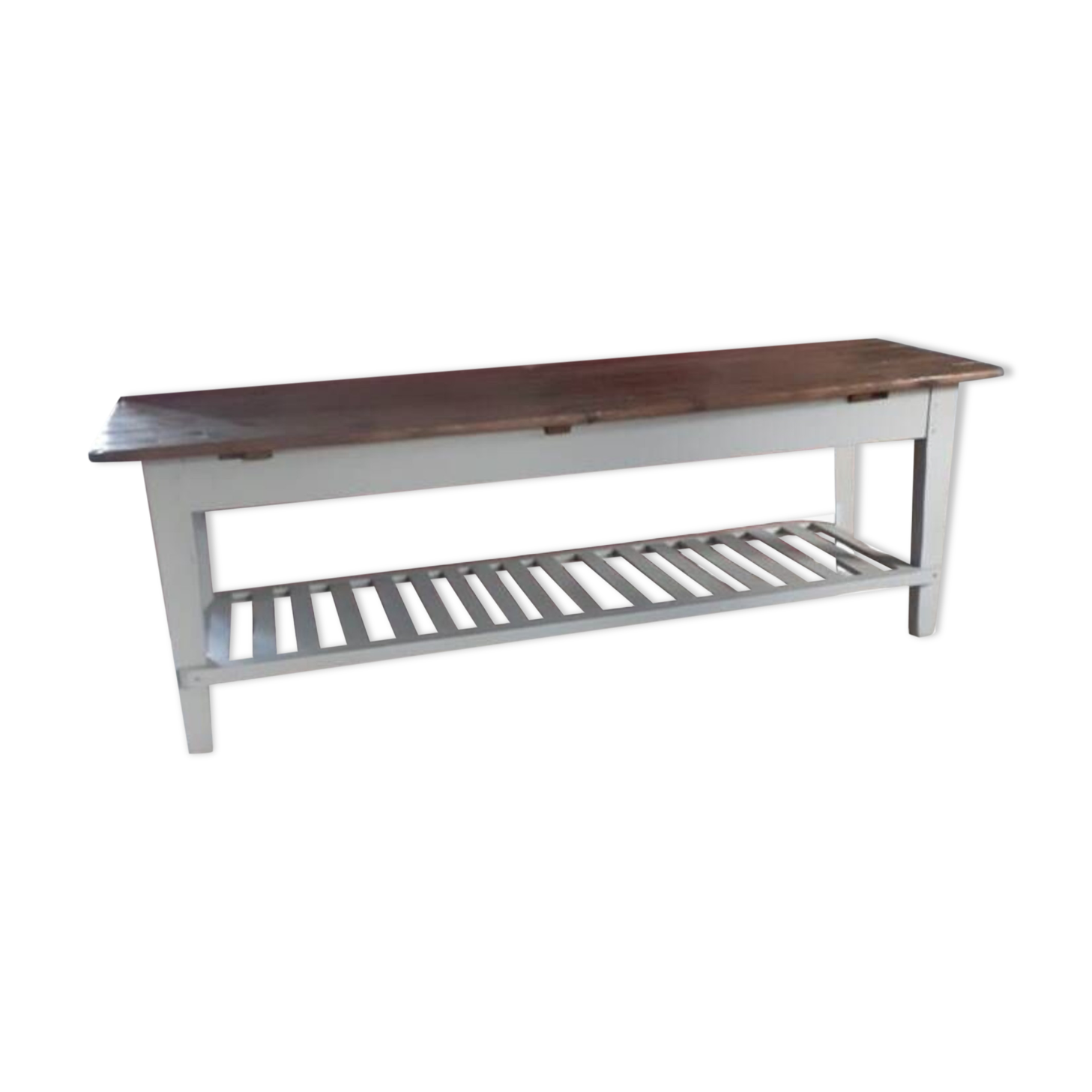 Very old entrance bench large coffee table console