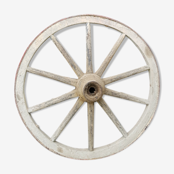 Old wooden wheel