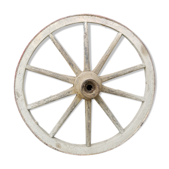 Old wooden wheel