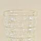 Vase en verre moulé