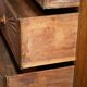 19th-century Anglo-Indian colonial hardwood library on a chest of drawers.
