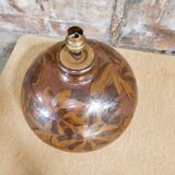 Pied de lampe boule en grès