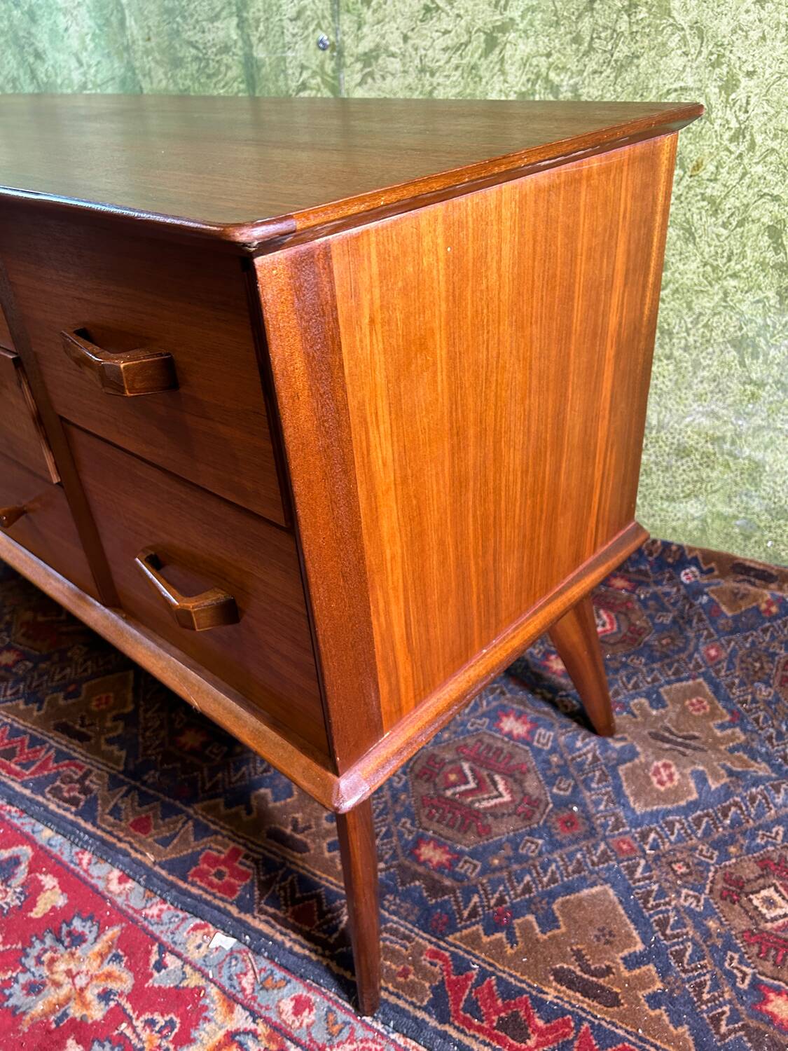 Mid century retro vintage teak small sideboard by Alfred Cox 1960