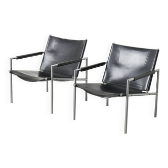 Set lounge chairs by Martin Visser, 1960s