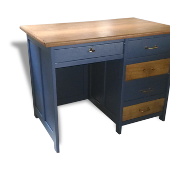 Bureau vintage en chêne - années 50