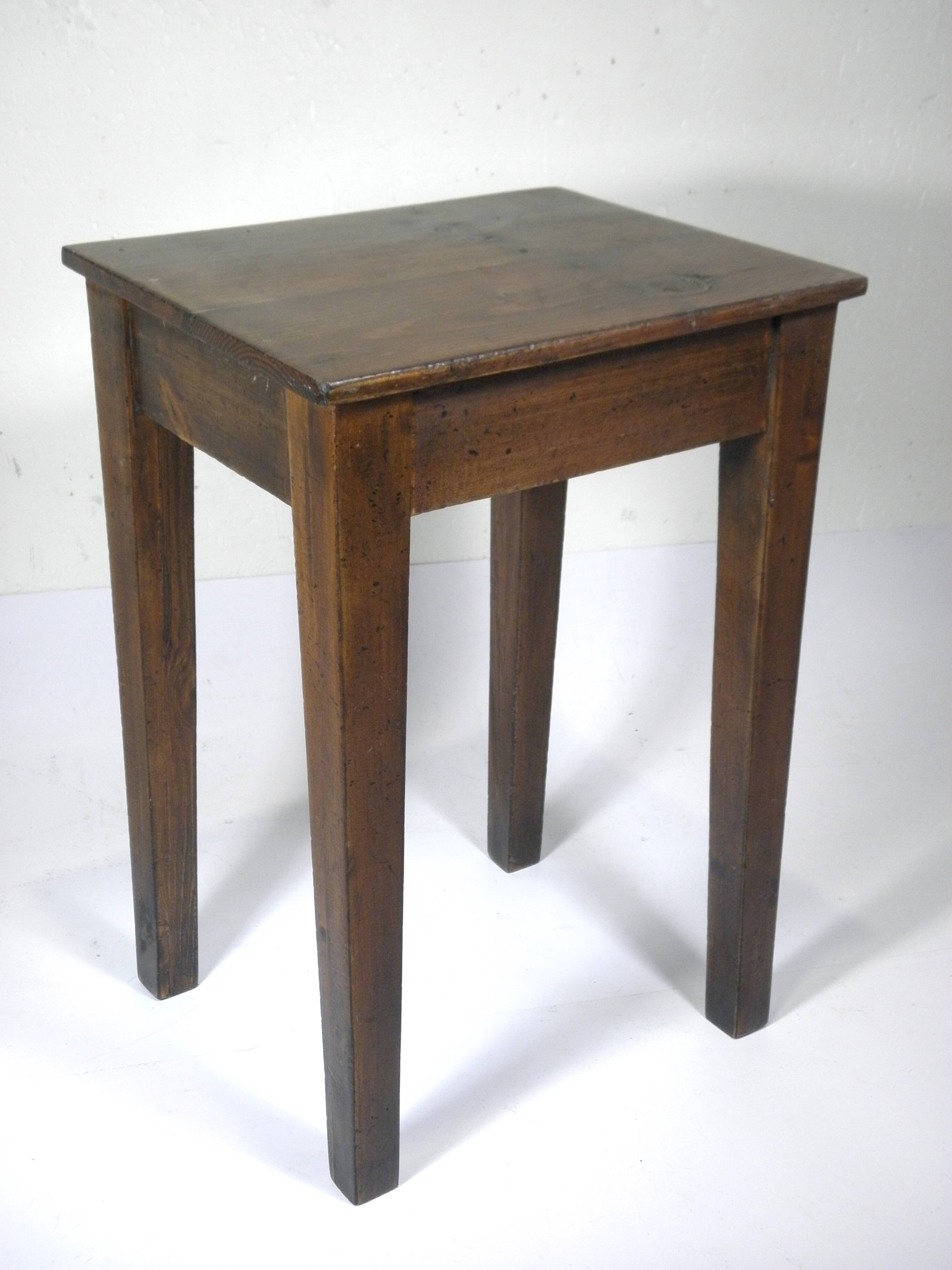 Cherry wood side table