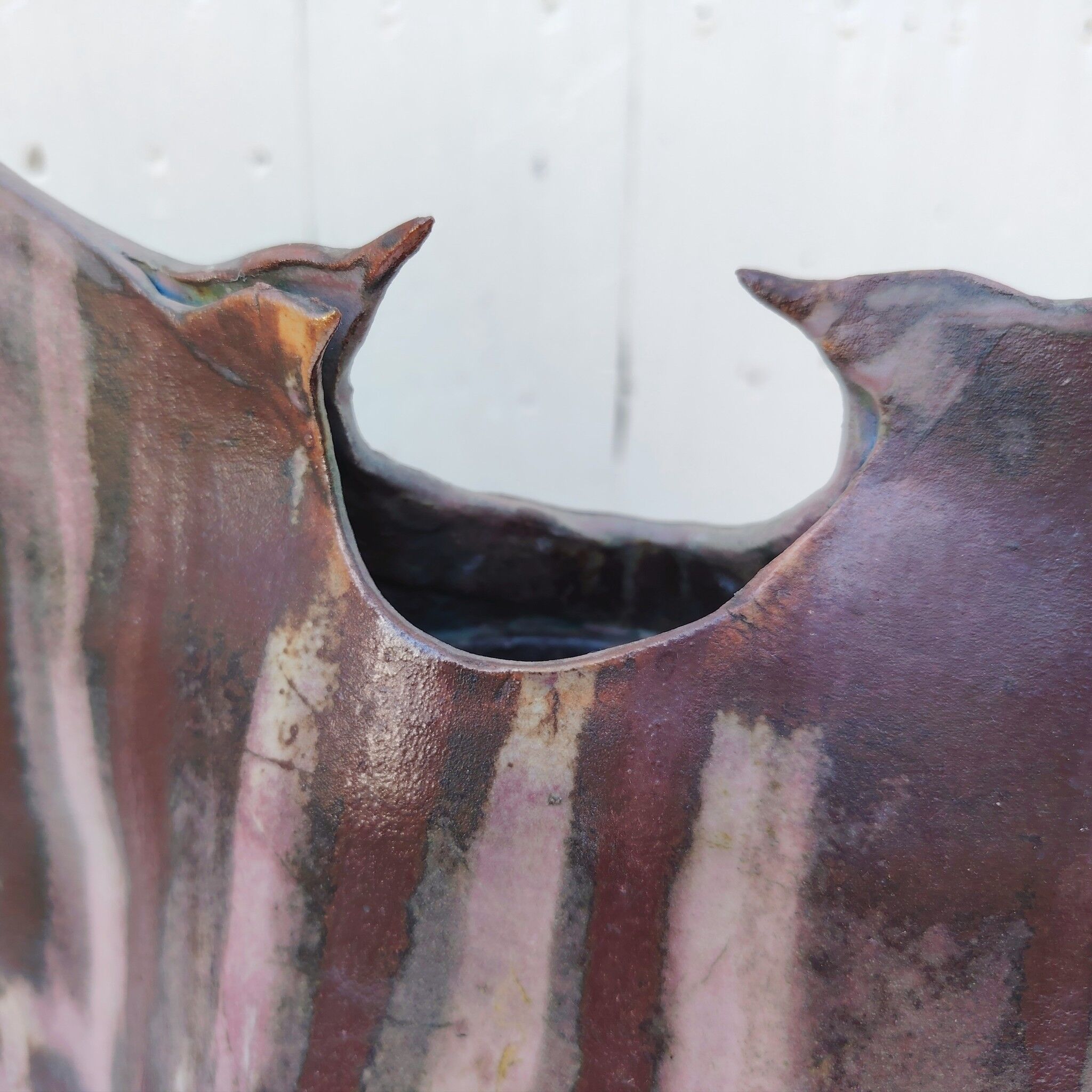 Large ceramic vase, zoomorphic, Alain Rufas