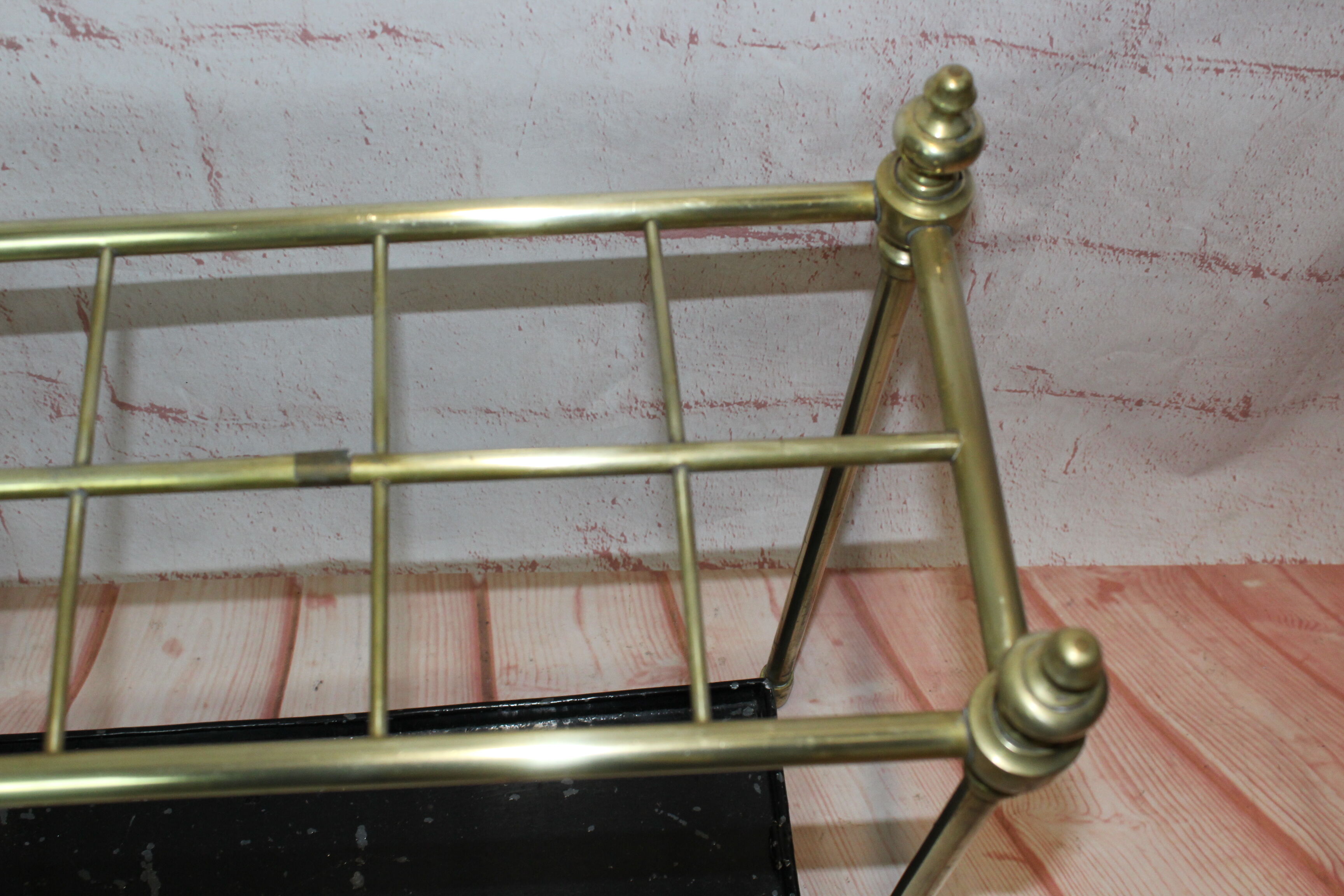 Old brass umbrella holder