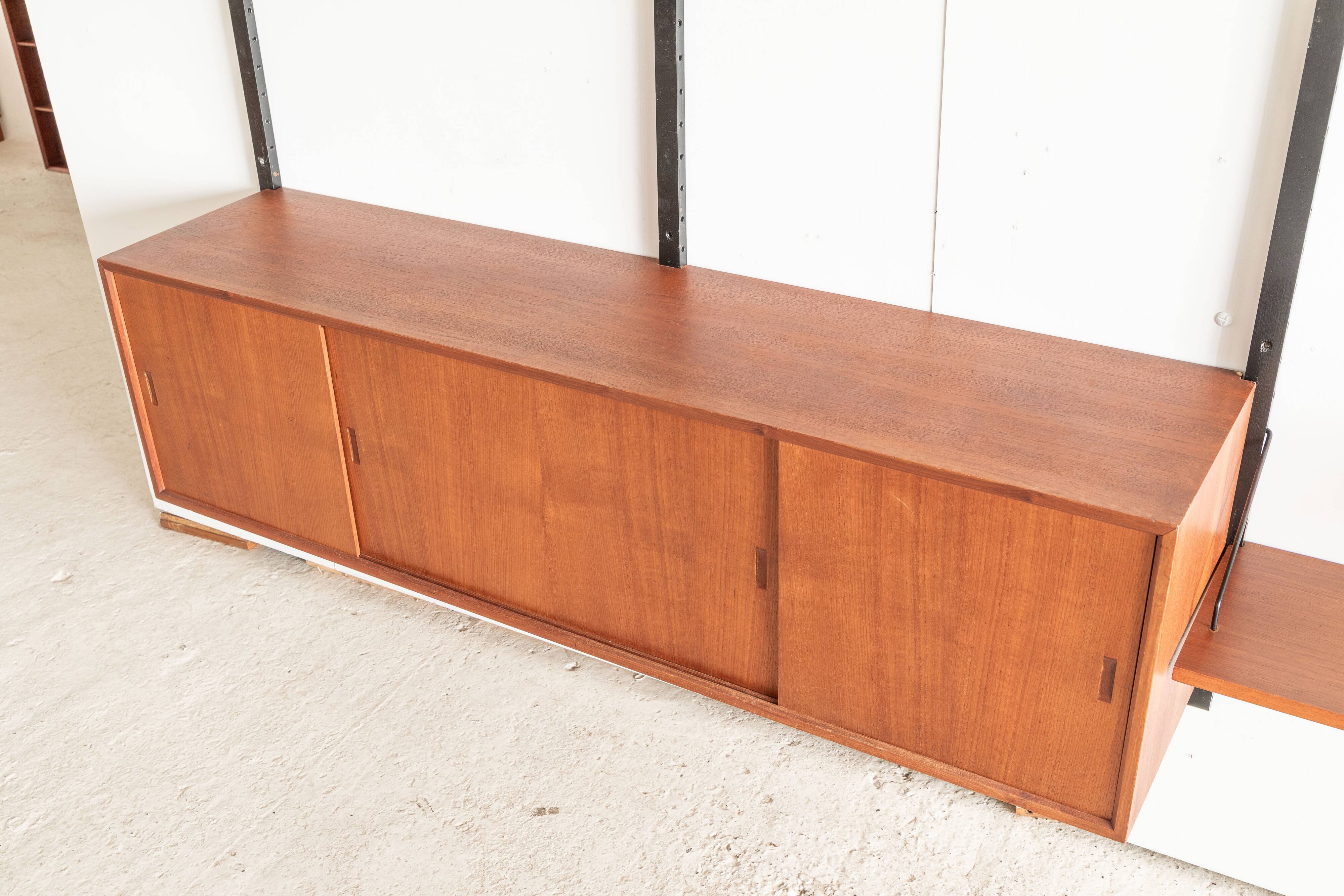 4-Bay wall unitkl  by P. Cadovius, Denmark, 1960's